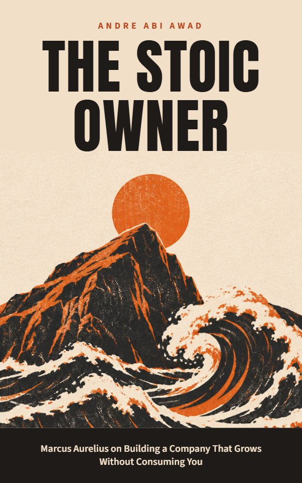 Cover D, The Wave: a bold orange and black print of a rock, a wave and the rising sun